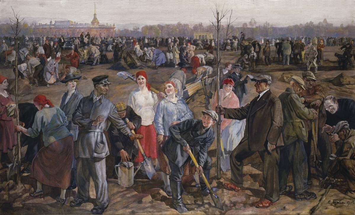 Всероссийский праздник труда 1 мая 1920 года, Piotr Buchkin, 1935