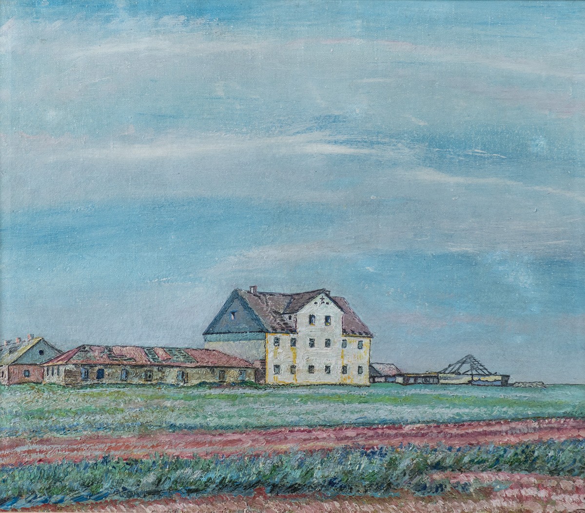 Дома в степи, David Burliuk, Alexandra Exter, 1908
