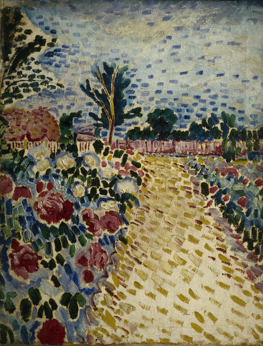 Дорожка в саду, David Burliuk, Alexandra Exter, 1910s