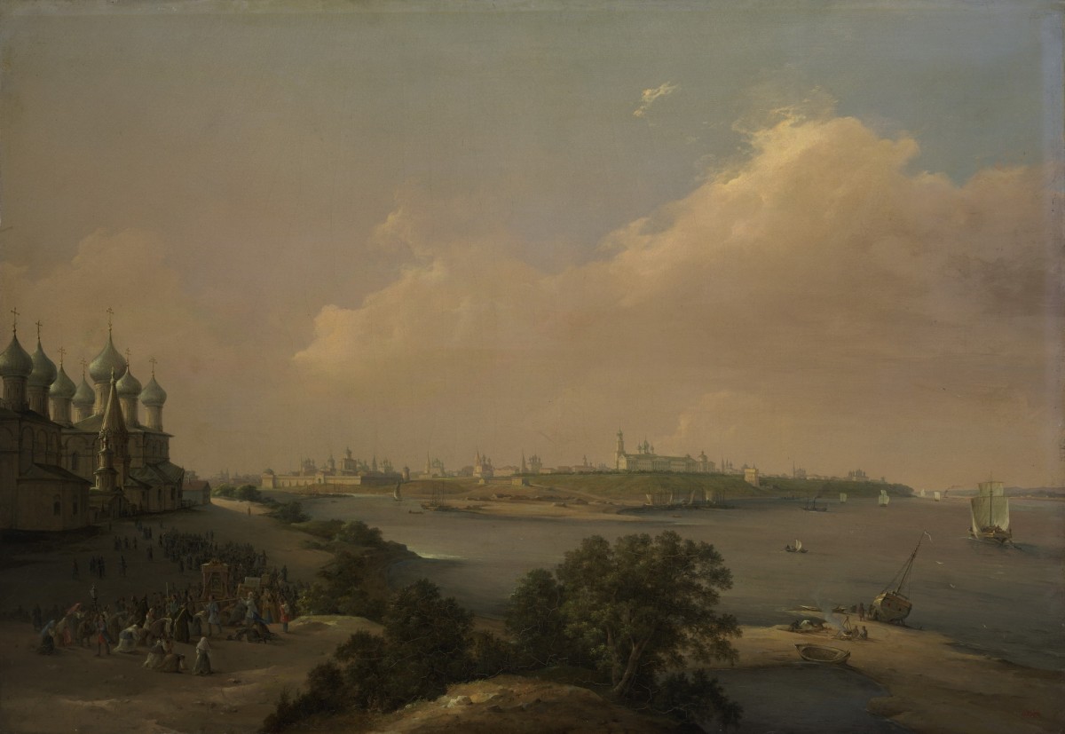 Вид города Ярославля, Nikanor Chernetsov, 1860