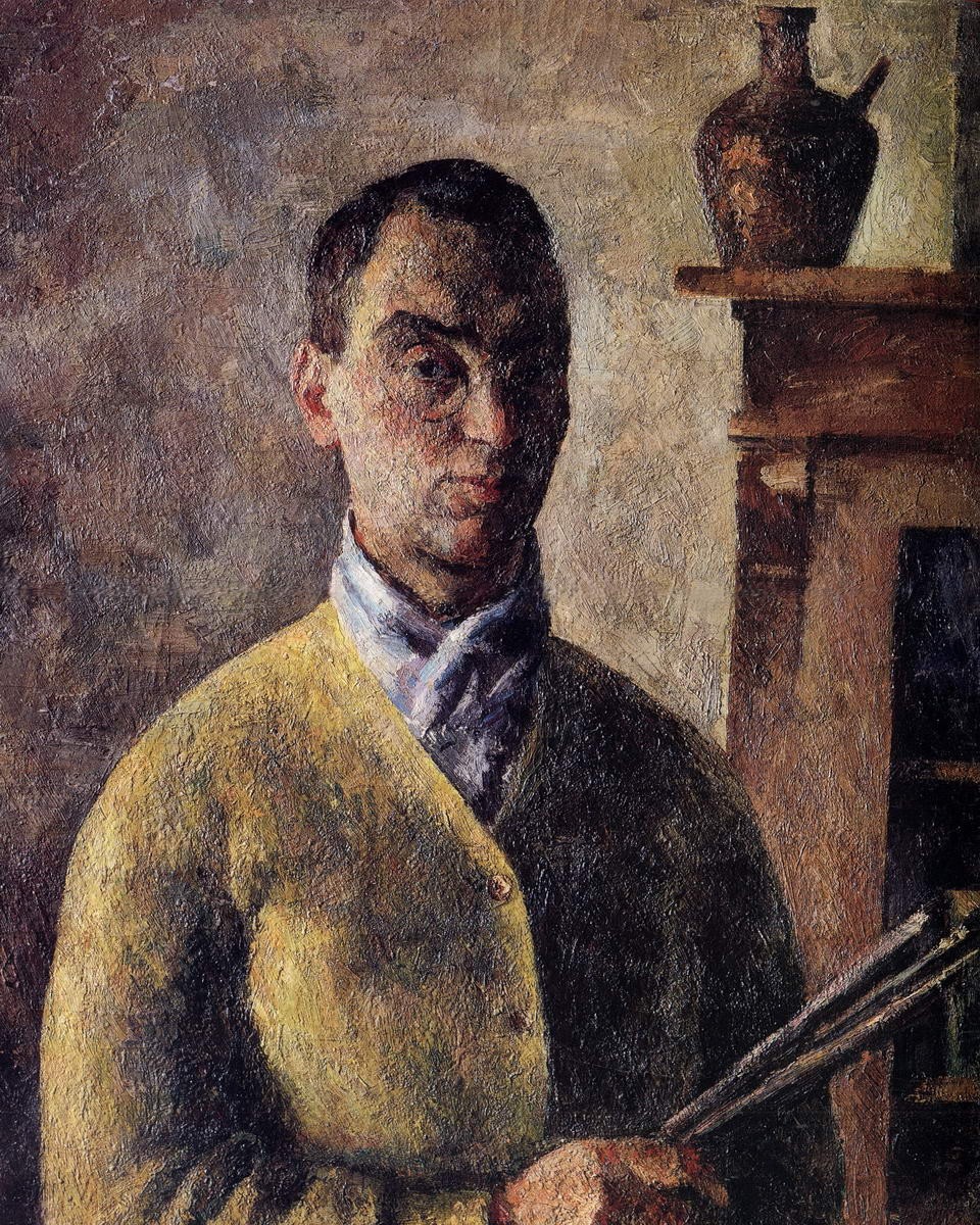 Автопортрет в желтом, Robert Falk, 1924