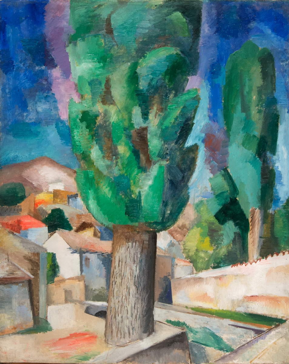 Пирамидальный тополь, Robert Falk, 1915