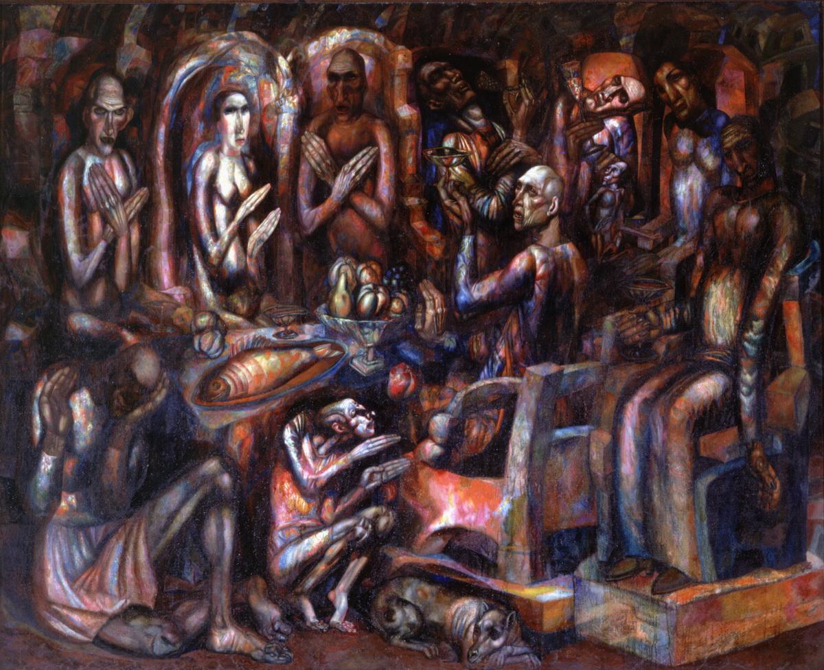 Пир королей, Pavel Nikolaevich Filonov, 1912–1913