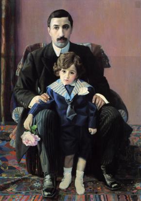 Portrait of Arman Aziber and Son