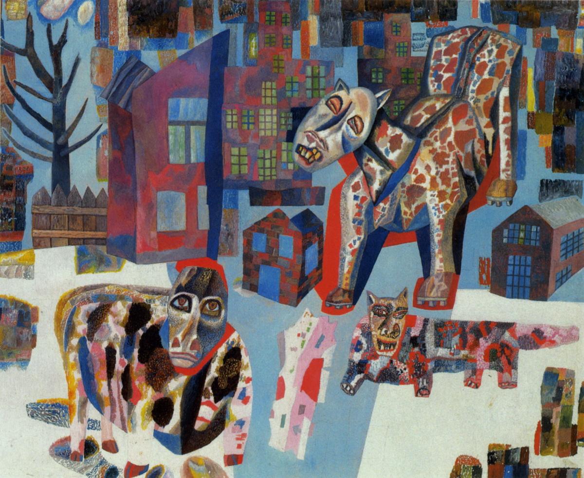 Животные, Pavel Nikolaevich Filonov, 1925–1926