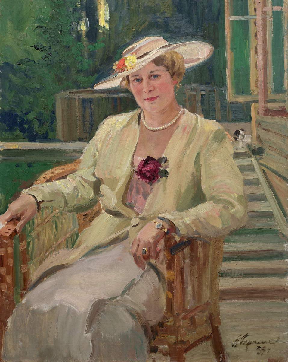 Портрет А. К. Тарасовой, Aleksandr Gerasimov, 1939