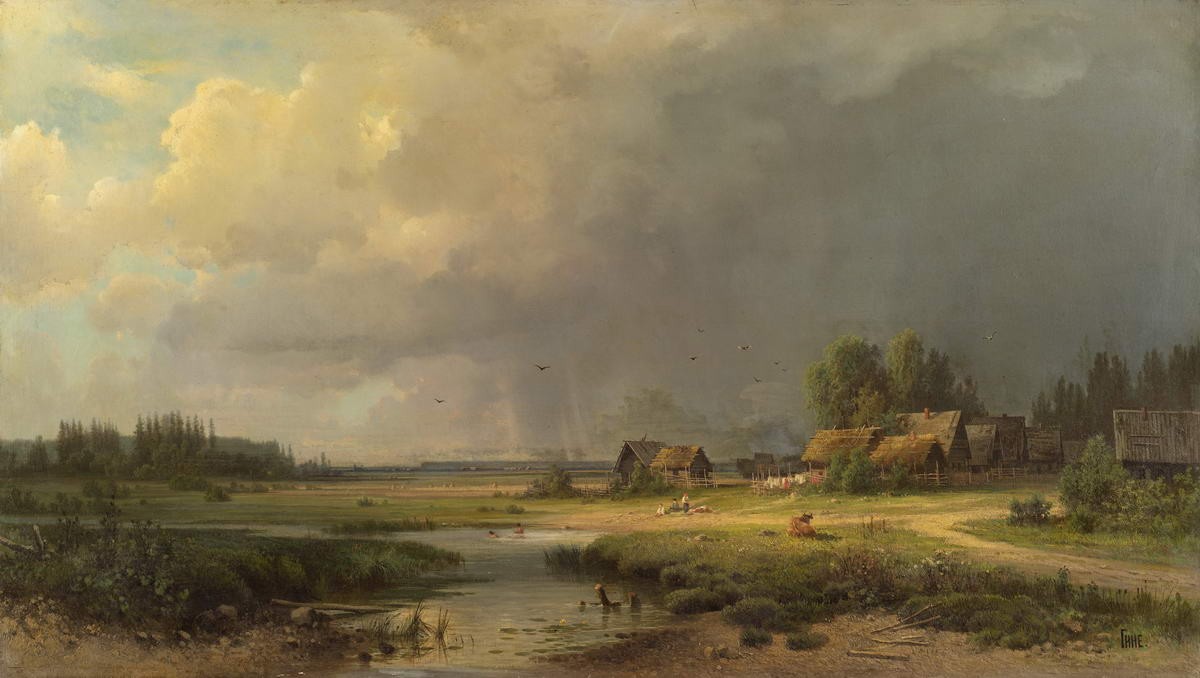 Перед грозой, Aleksander Gine, 1860