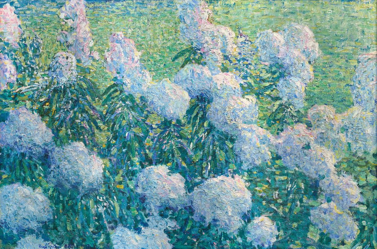 В утренней росе, Igor Grabar, 1907