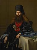 Портрет ректора Петербургской духовной академии епископа Макария, впоследствии митрополита Московского
