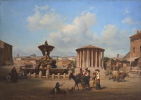 Вид Рима. Храм Весты