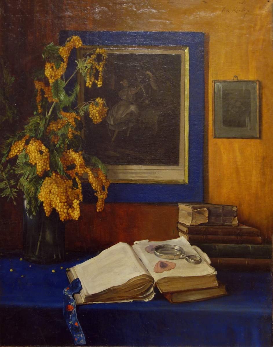 Натюрморт с книгами, Oskar Yulyevich Klever, Между 1920-ми и 1930-ми