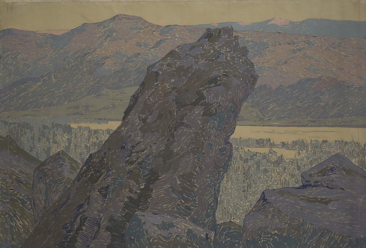Долина Енисея (Скала), Konstantin Korovin, 1899