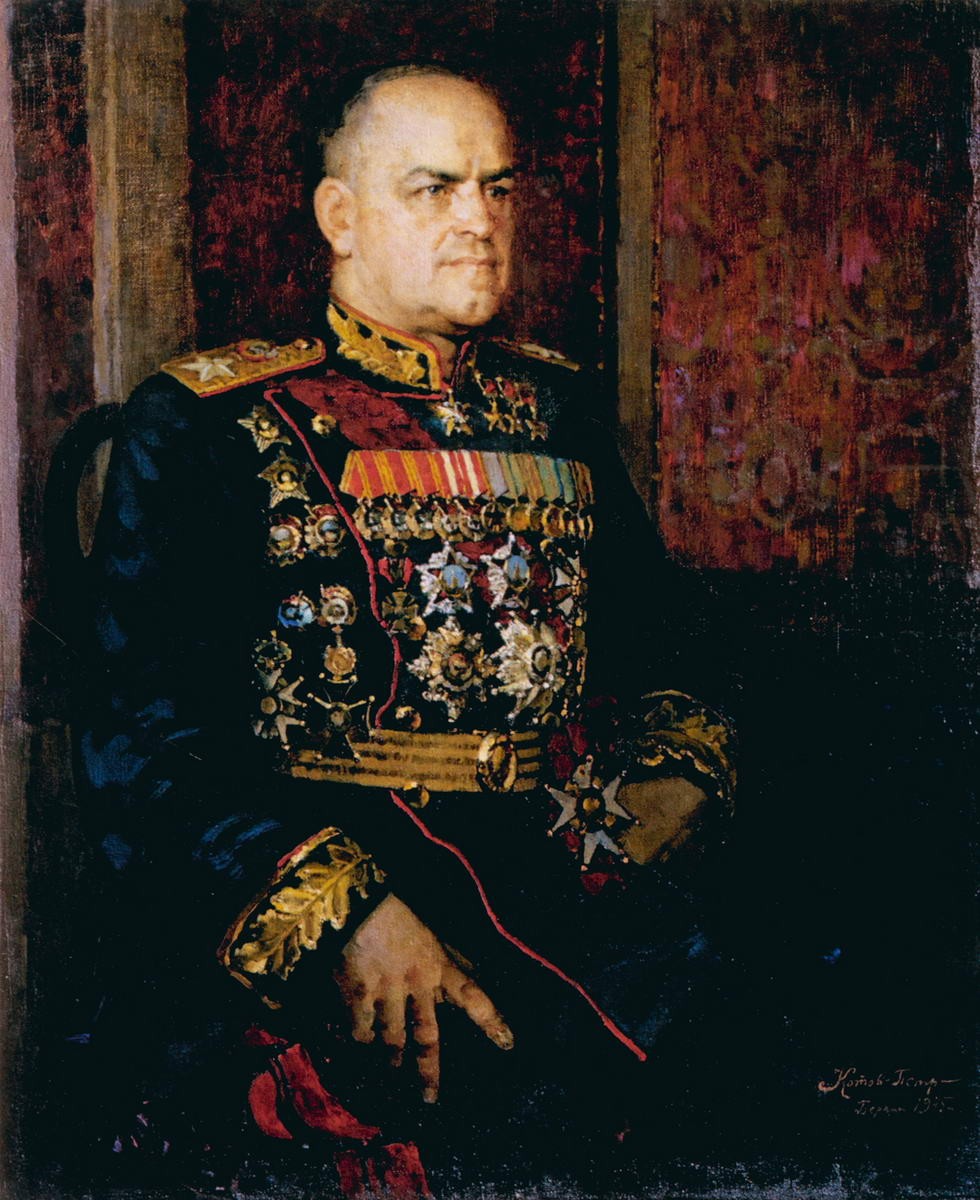 Портрет Г. К. Жукова, Pyotr Kotov, 1945