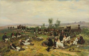 12 октября 1877 года. Перевязочный пункт у деревни Иваново-Чифлик