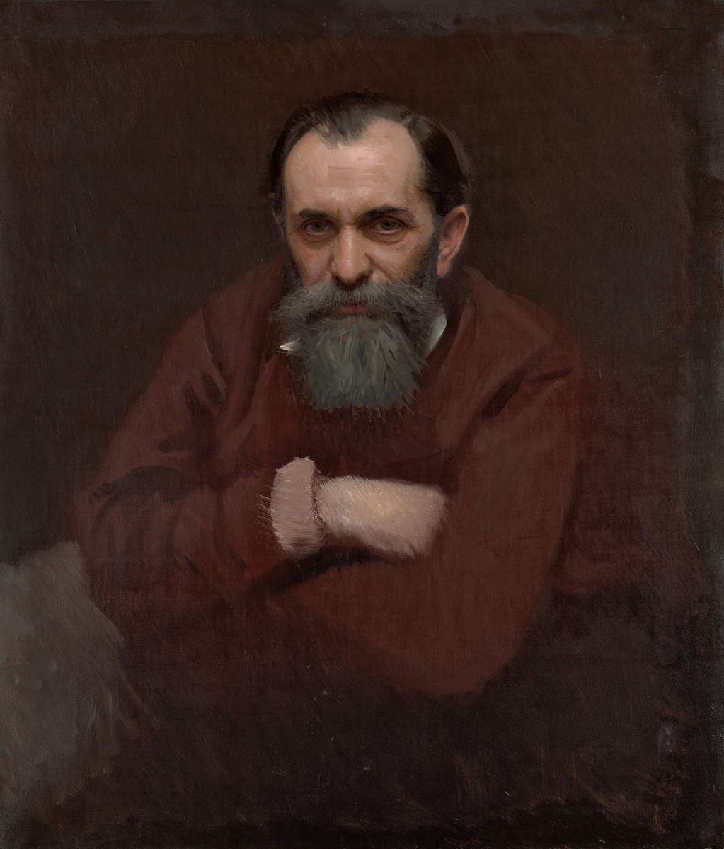 Портрет В. Г. Перова, Ivan Kramskoi, 1881