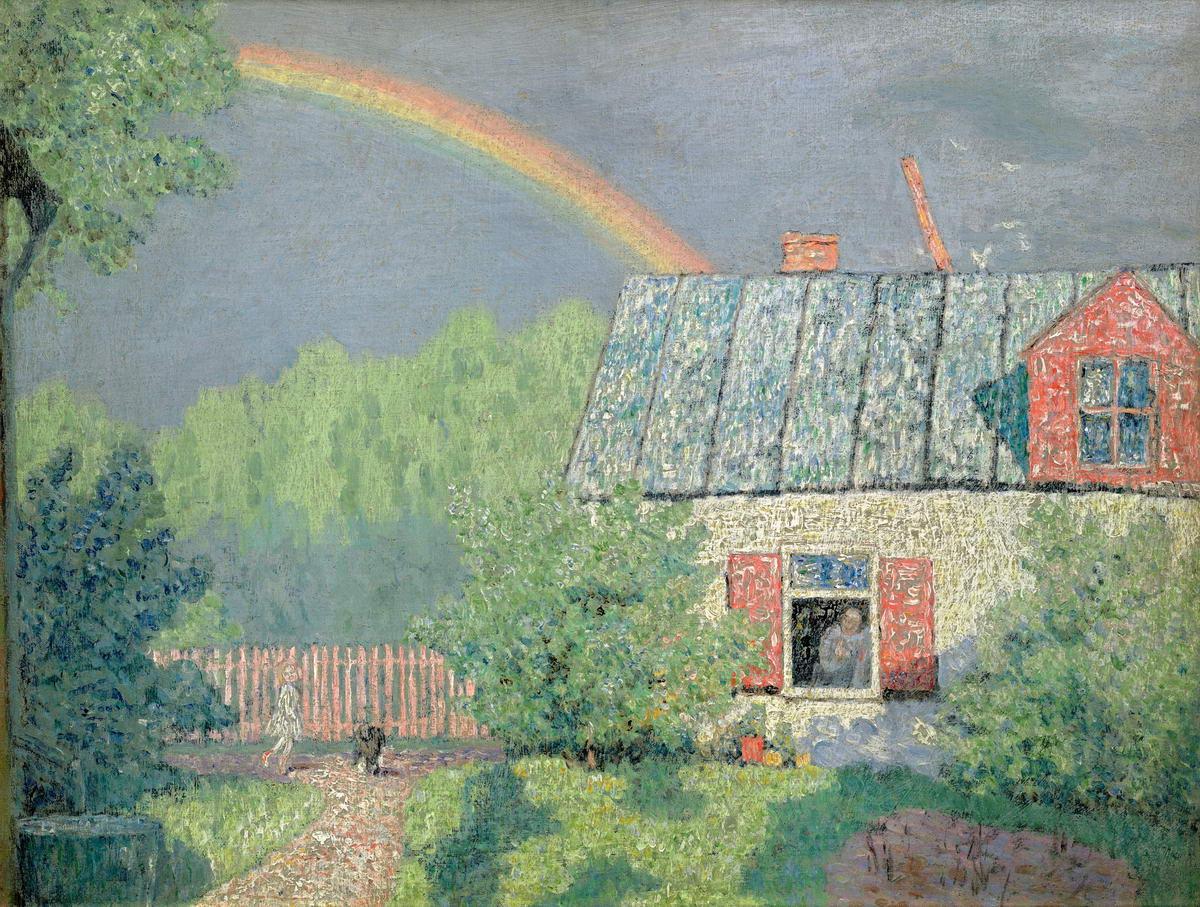 После весеннего дождя, Nikolay Krymov, 1908