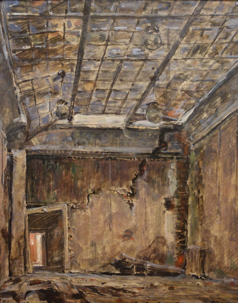 Внутренний вид в здании Советского искусства Государственного Русского музея, Kuchumov Vasiliy Nikitich, 1943