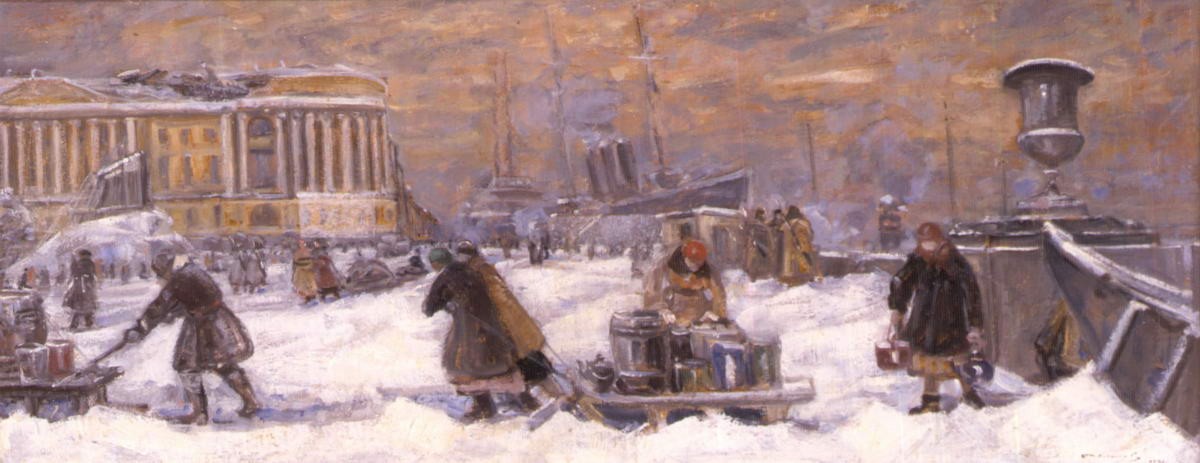За водой, Kuchumov Vasiliy Nikitich, 1942