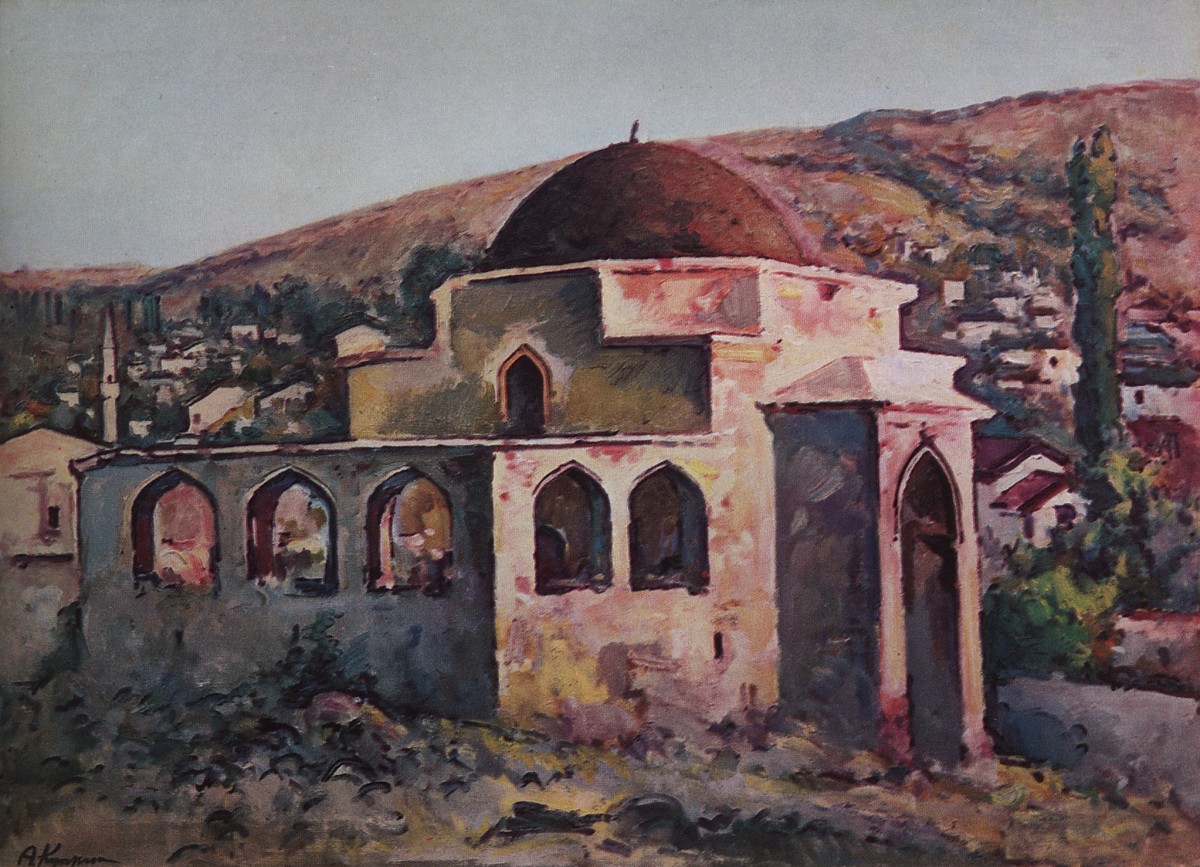 Бахчисарай. Эски-Дюрбе. Утро, Alexander V. Kuprin, 1928