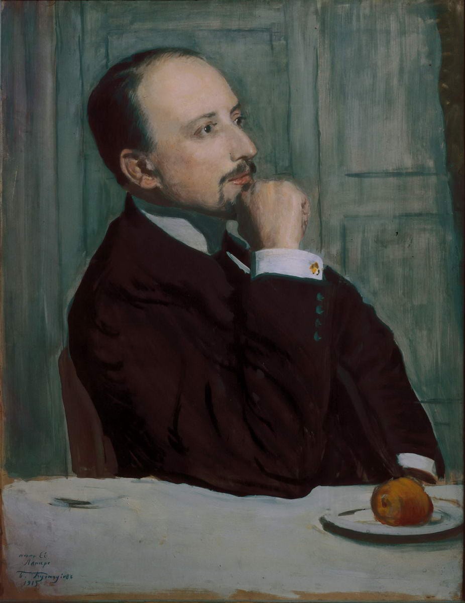 Портрет Е. Е. Лансере, Boris Kustodiev, 1913