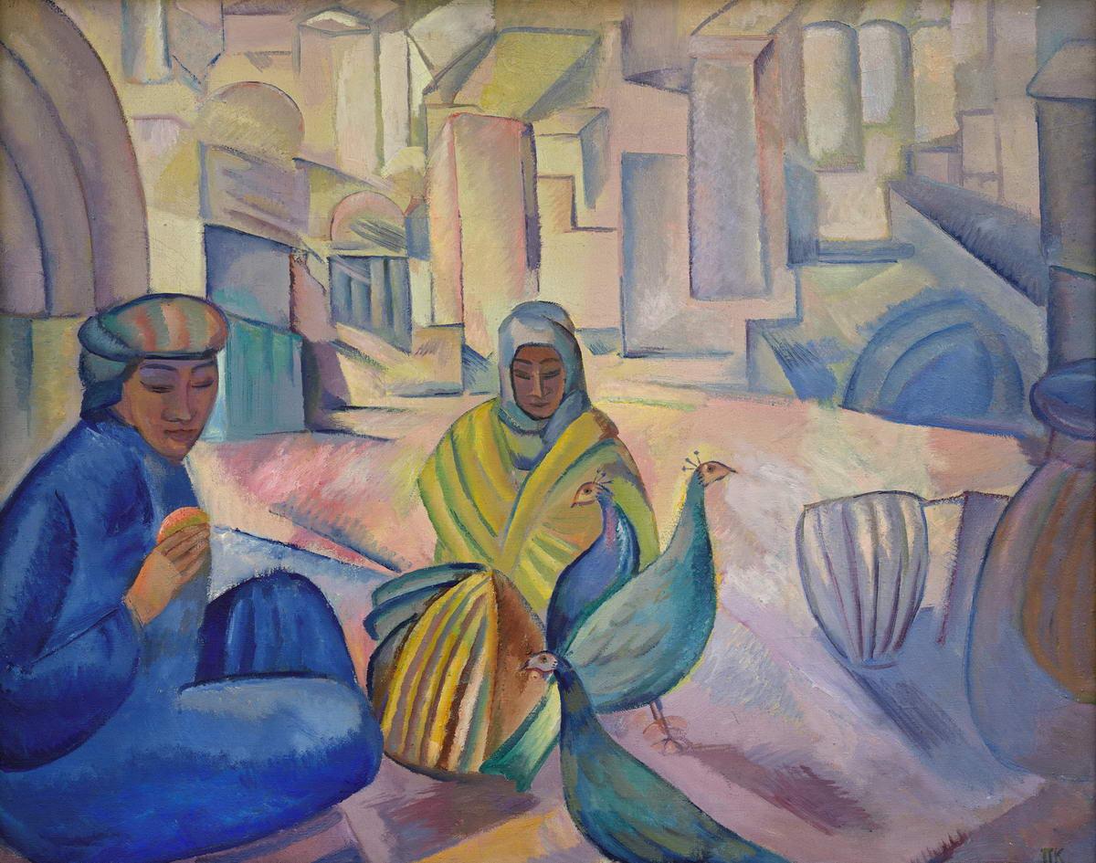 Продавец птиц, Pavel Kuznetsov, 1909