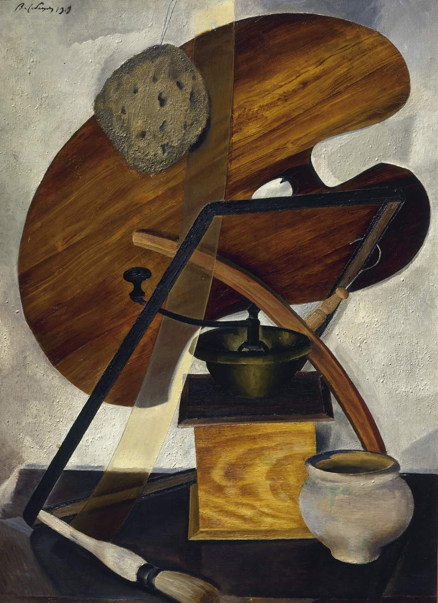 Натюрморт с палитрой, Vladimir Lebedev, 1919