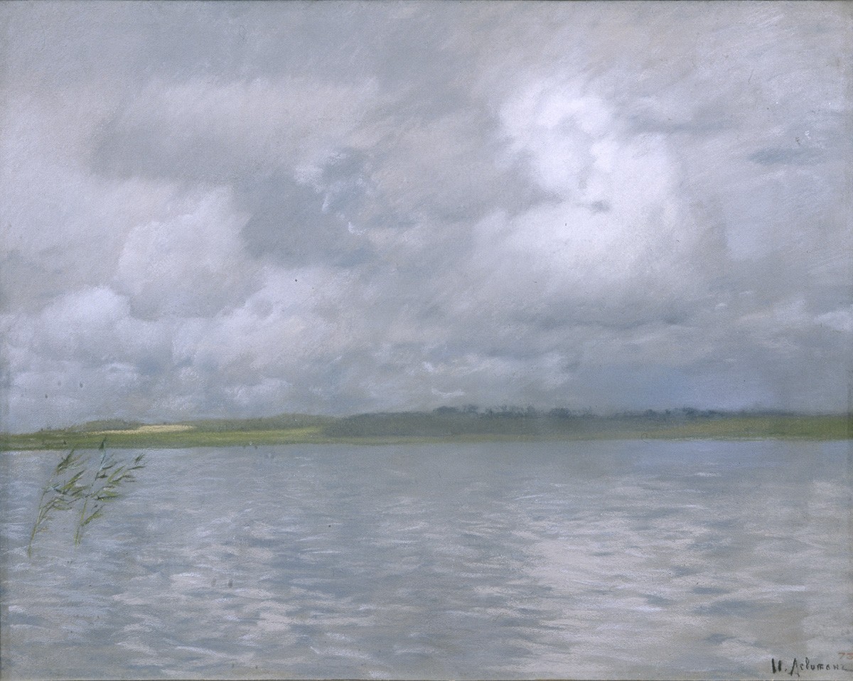 Хмурый день, Isaac Levitan, 1895