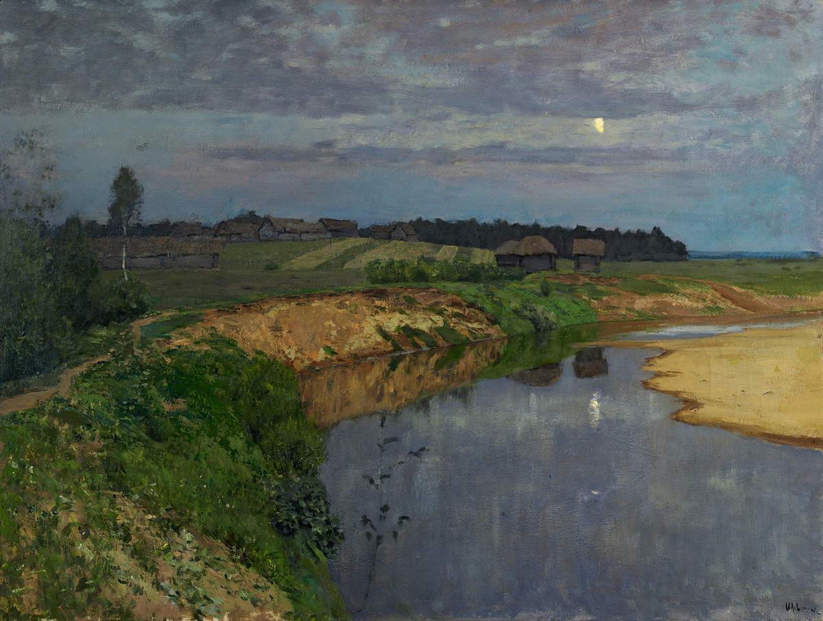 Тишина, Isaac Levitan, 1898