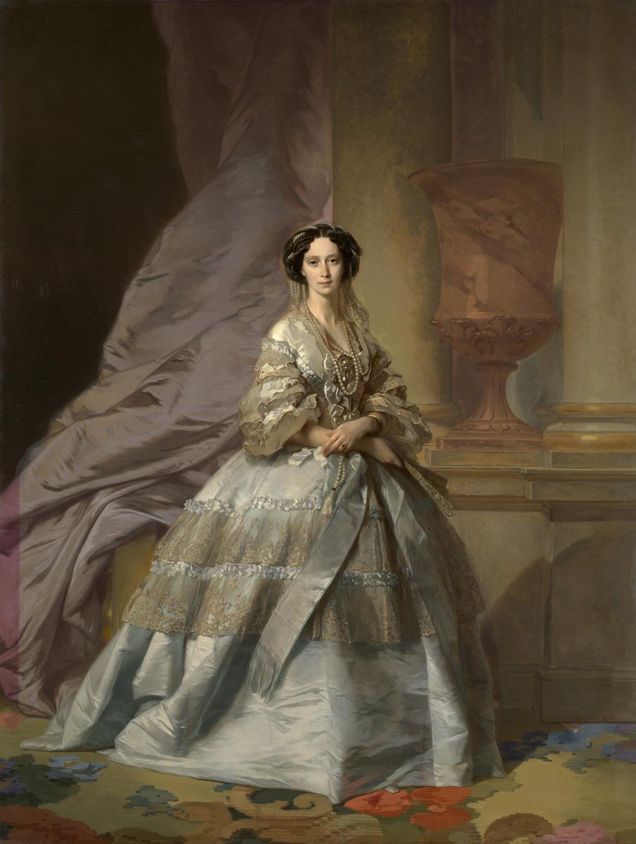 Портрет императрицы Марии Александровны, жены Александра II, Ivan Makarov, 1866