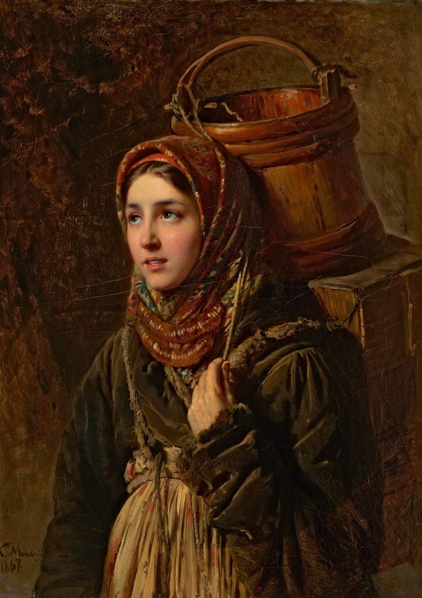 Селедочница, Konstantin Makovsky, 1867