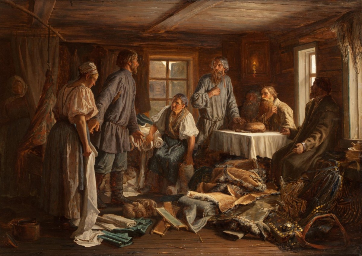Семейный раздел, Vassily Maximov, third quarter of the 19th century