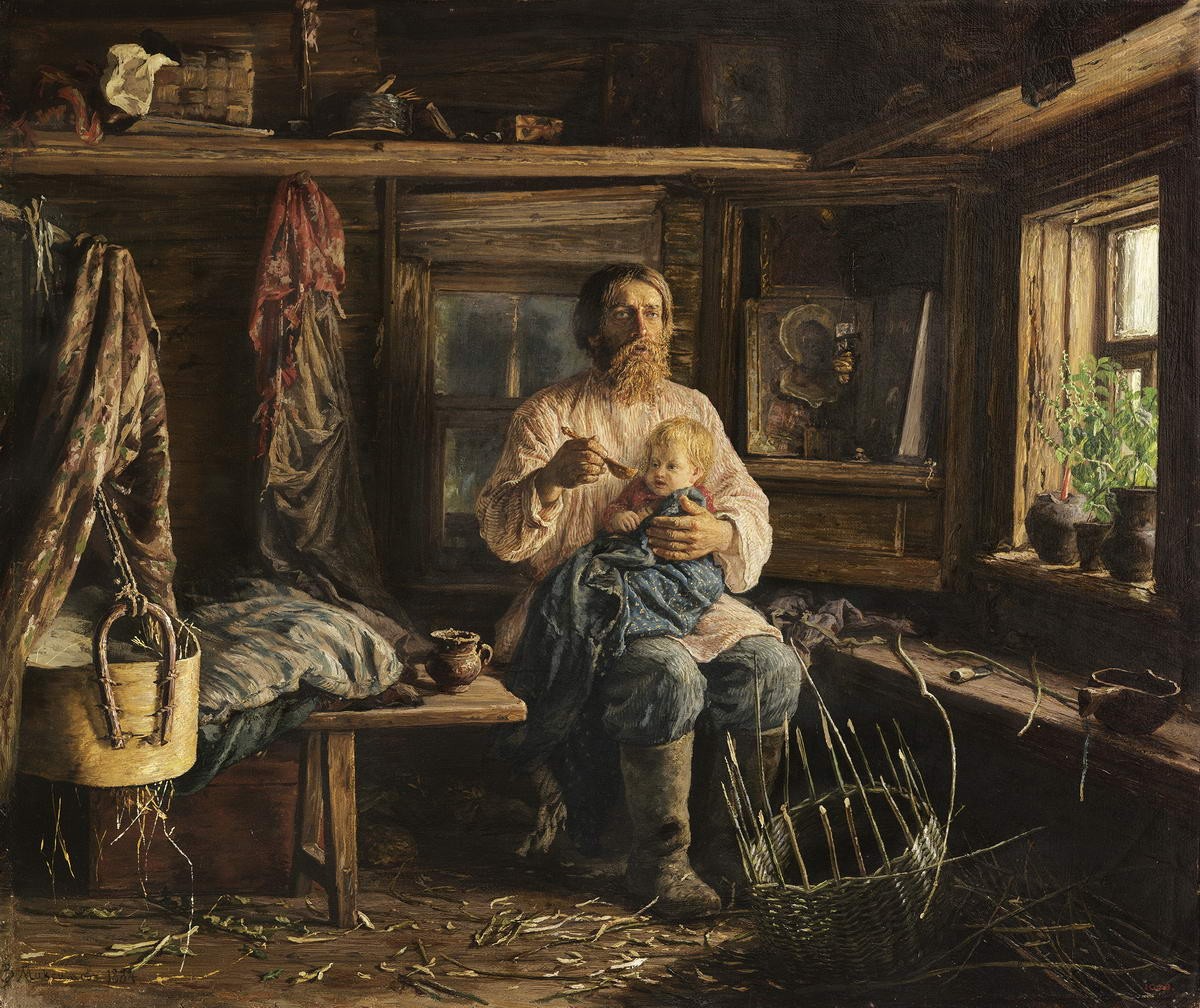 Слепой хозяин, Vassily Maximov, 1884