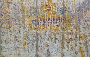 Landscape with a Yellow House (Winter Landscape)