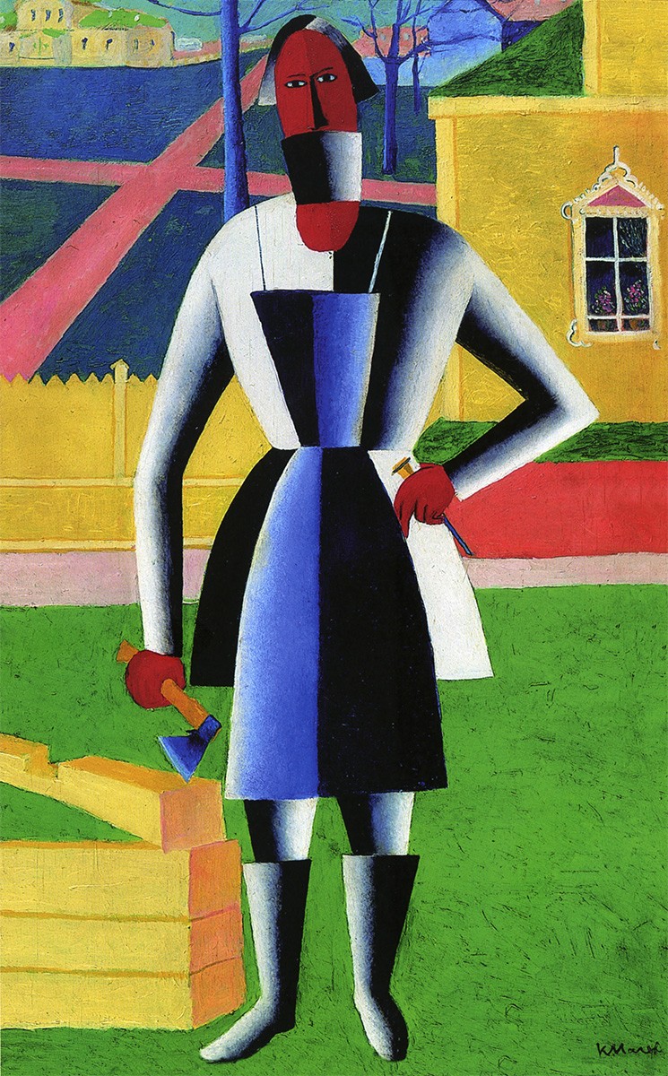 Плотник, Kazimir Malevich, 1928–1929