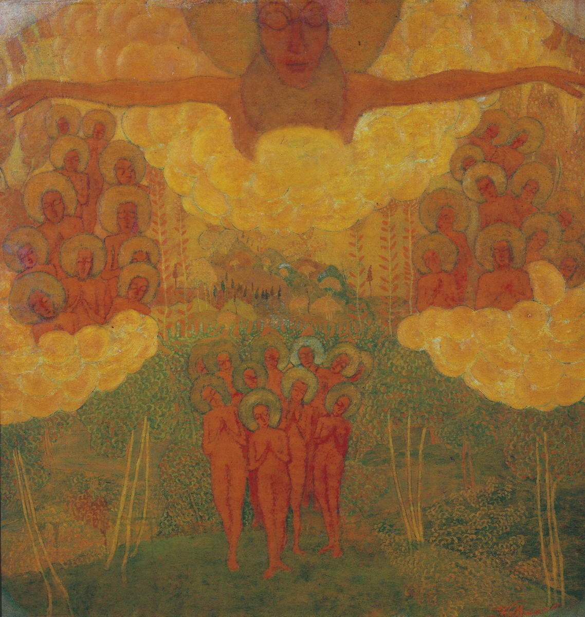 Торжество неба, Kazimir Malevich, 1907