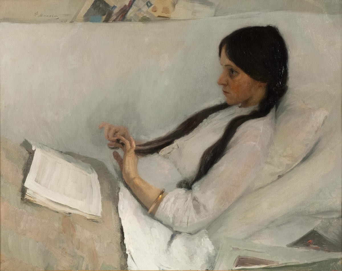 Портрет Е. М. Мартыновой, Filipp Malyavin, 1897