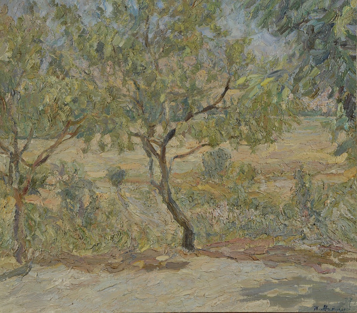 Крым. Миндаль, Pyotr Miturich, 1937