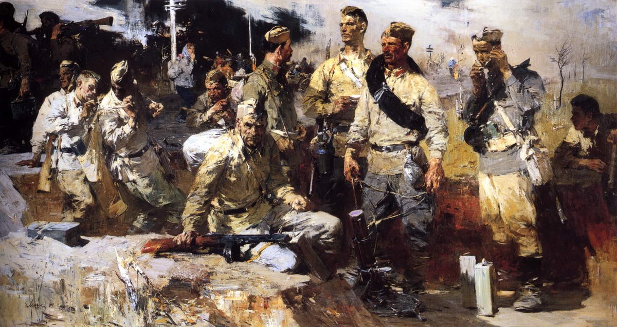 Ополченцы, Evsey Moiseenko, 1959