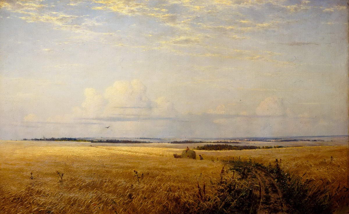 Зреющие нивы, Grigoriy Myasoyedov, 1892