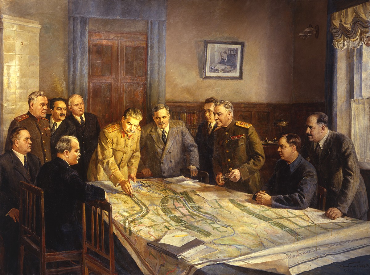 Для счастья народа (Заседание Политбюро ЦК ВКП(б)), Dmitry Nalbandyan, 1949