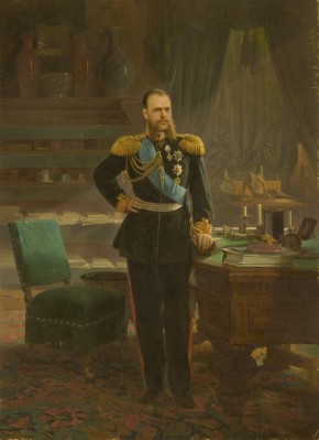 Портрет великого князя Александра Александровича в кабинете Аничкова дворца