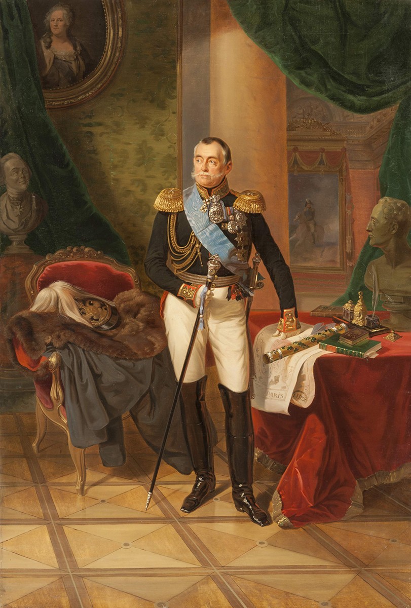 Портрет П. М. Волконского, 1850s