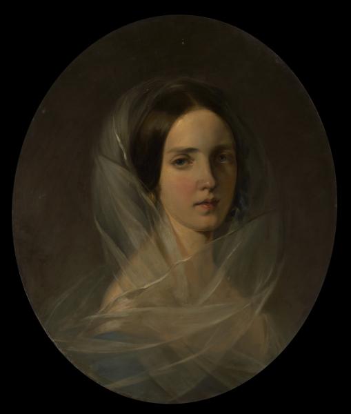 Неизвестный художник.Портрет Анны Михайловны Виельгорской. 1850-е
