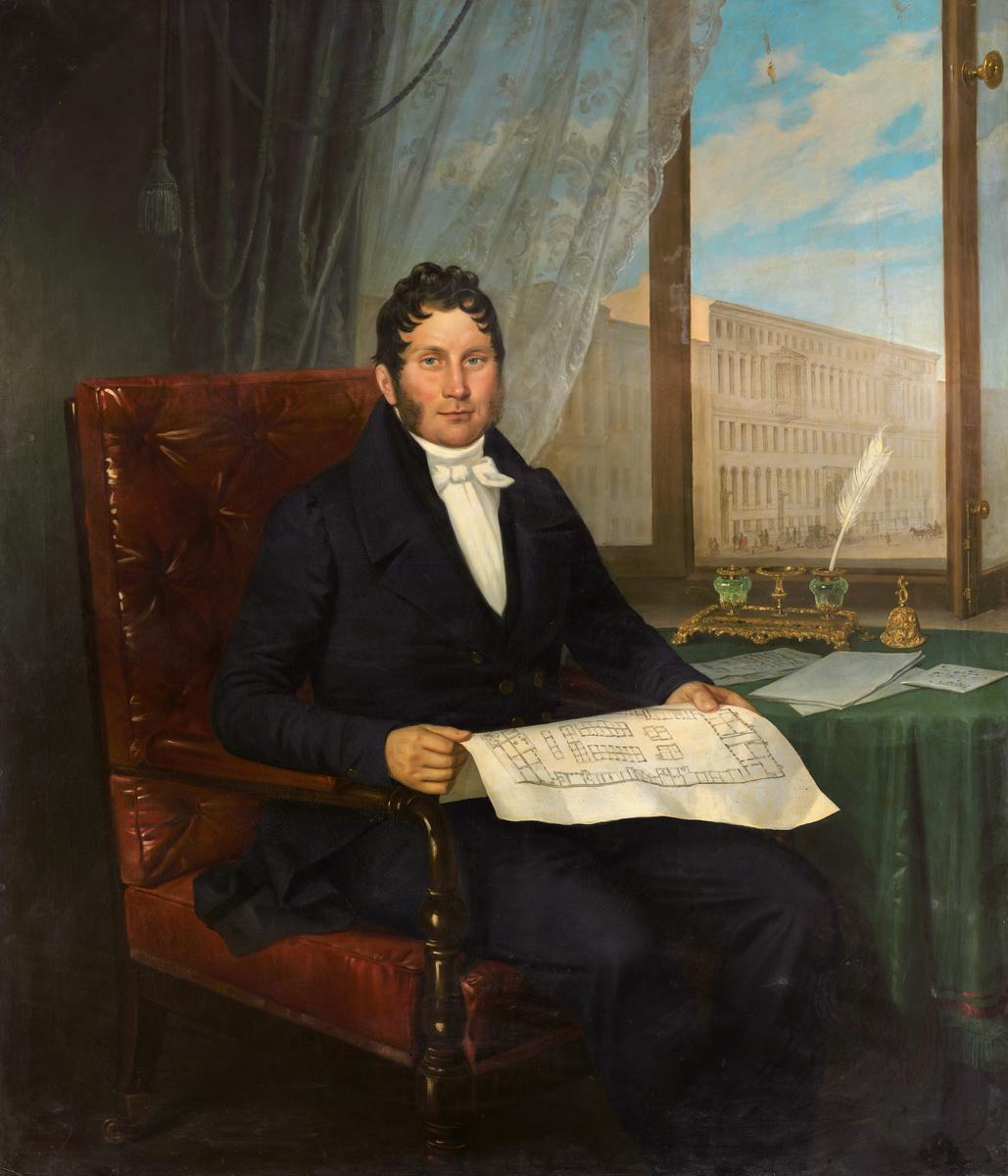 Портрет архитектора (?), 1840s