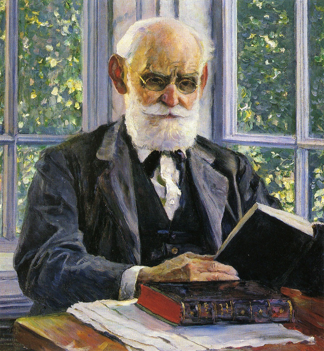 Портрет академика И. П. Павлова, Mikhail Nesterov, 1930