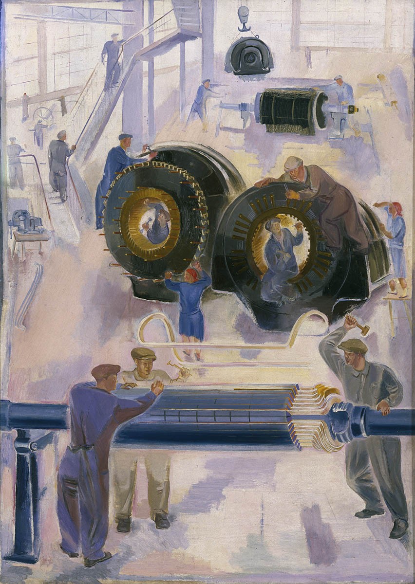 Турбокорпус завода «Электросила», Vyacheslav Pakulin, 1931–1932