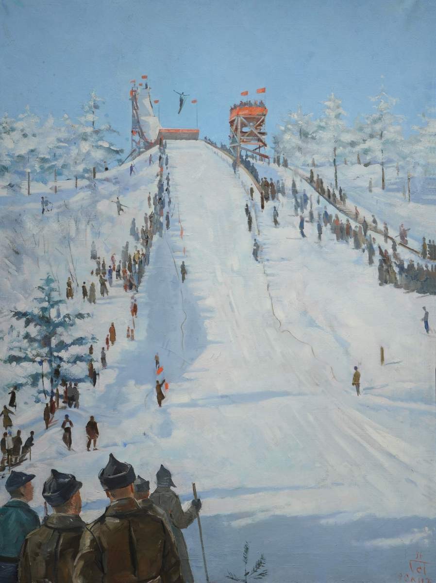 Кавголовский трамплин, Semjon Pavlov, 1936
