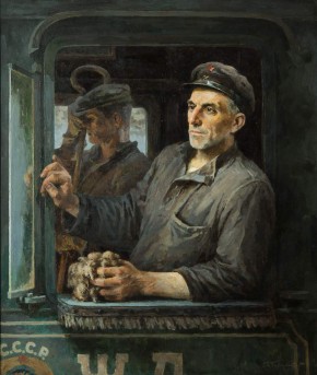 Portrait of the Engine Driver Pavel Fyodorov