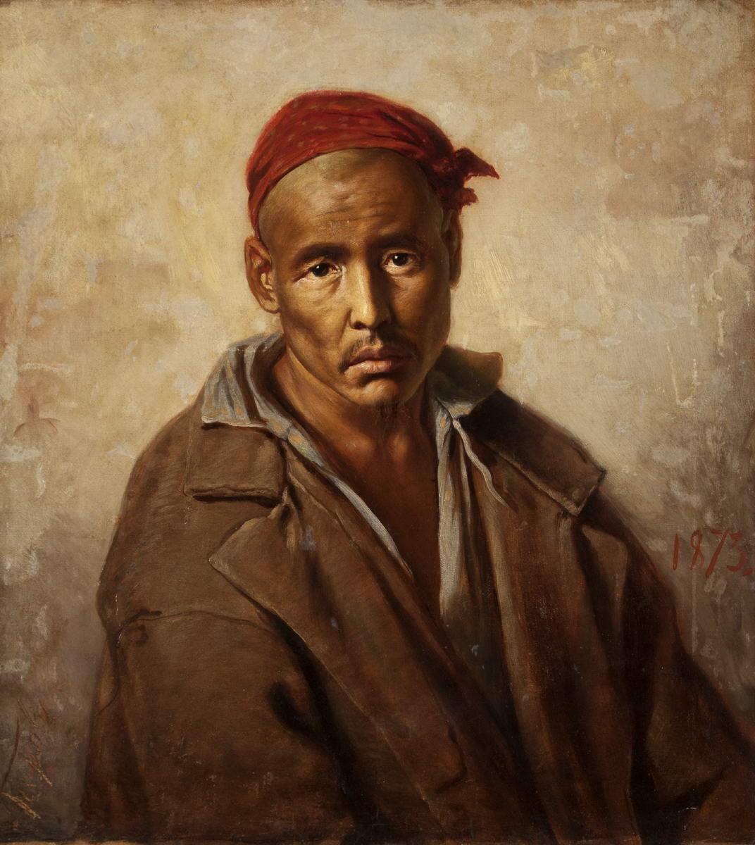 Голова киргиза-каторжника, Vasily Perov, 1873
