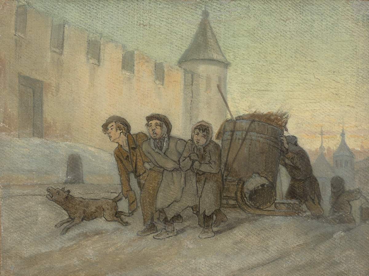 Тройка, Vasily Perov, mid-1860s